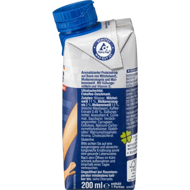 Sportness Eiwitdrank Ijskoffie Smaak, Klaar Om Te Drinken 200 ml