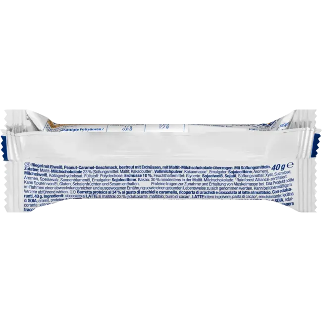 Sportness Proteinriegel 34%, Pindakaramel Geschmack 40 g