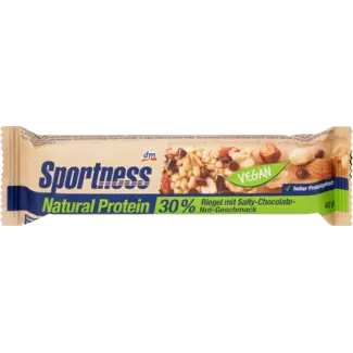 Sportness Sportness Proteinriegel 30% Natural Protein, Salty Chocolate Nut Geschmack