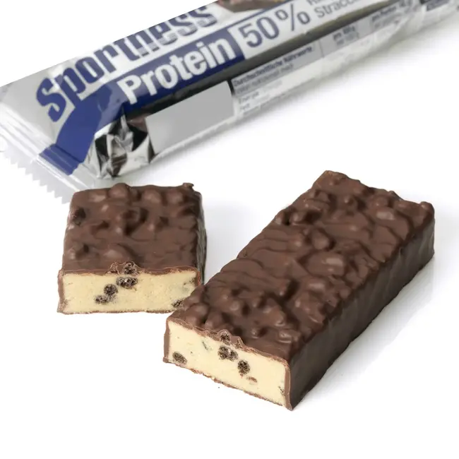 Sportness Proteinriegel 50%, Crispy Stracciatella Geschmack 45 g