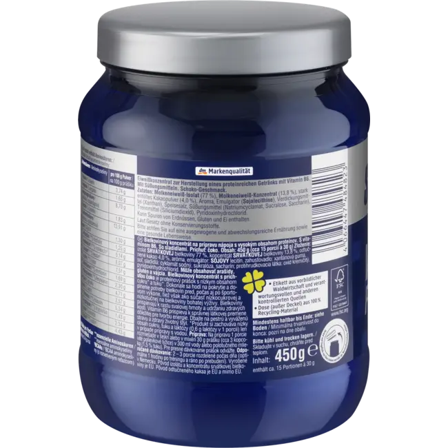 Sportness Whey Proteïne Poeder, Chocolade Smaak 450 g