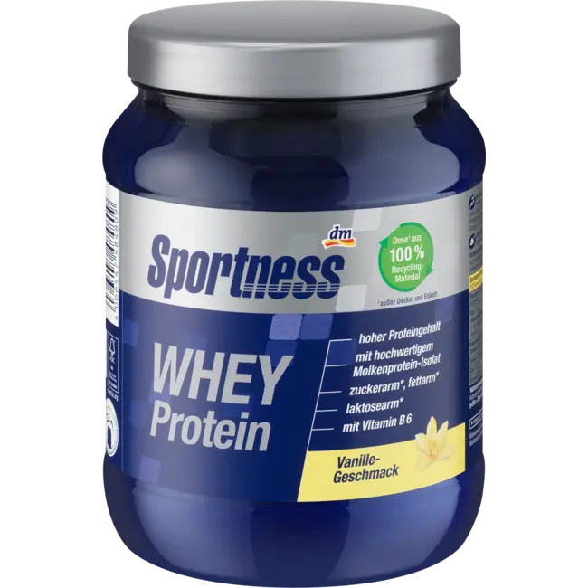 Sportness Whey Proteinpulver Vanille Geschmack 450 g