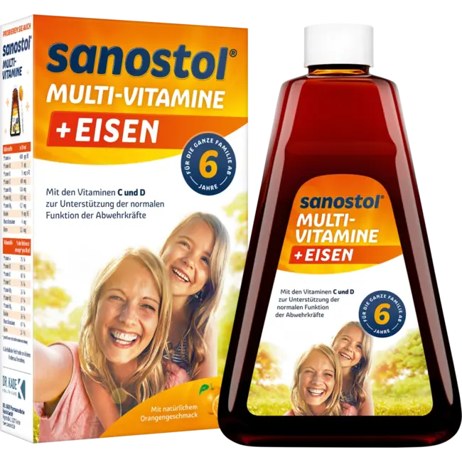Sanostol Multi-vitamine Plus Eisen 460 ml