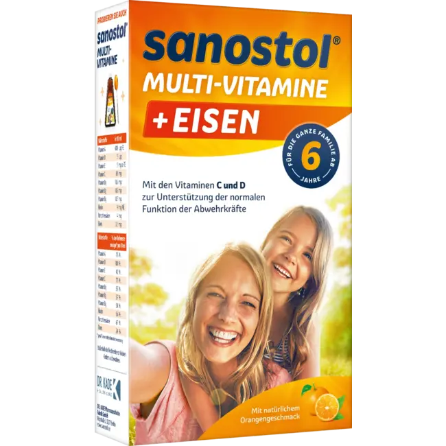Sanostol Multi-vitamine Plus Eisen 460 ml