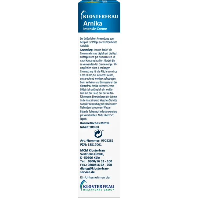 Klosterfrau Arnika Intensiv-creme 100 ml