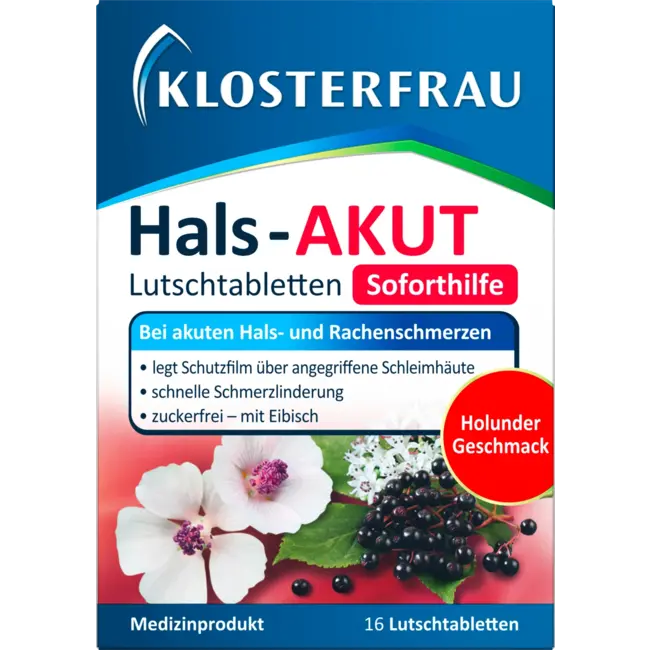 Klosterfrau Hals-akut Zuigtabletten 16 St