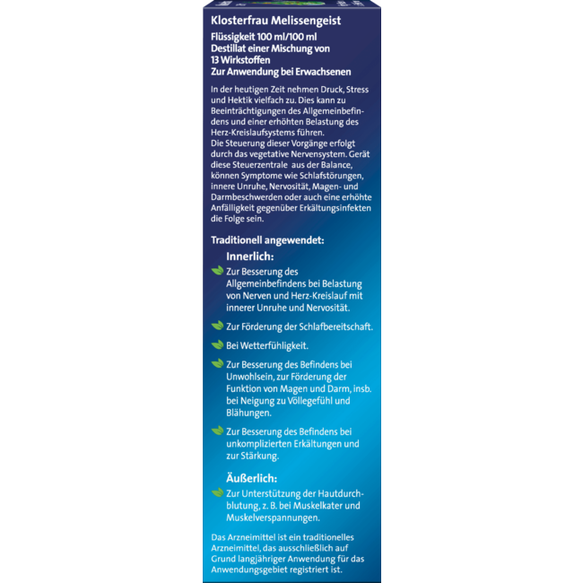 Klosterfrau Melissengeist 235 ml