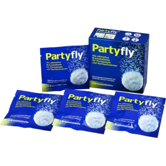 Partyfly Partyfly  Elektrolyt Vitamine C Complex Bruistabletten 4 St