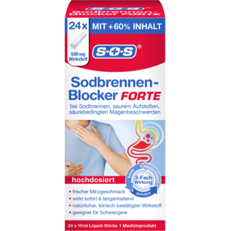SOS SOS SOS Brandend Maagzuur Blocker Forte 24 St
