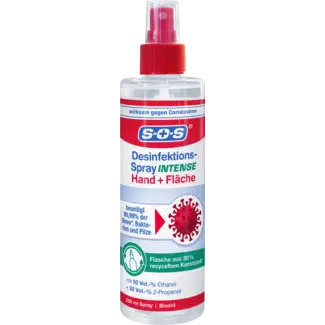 SOS SOS Desinfectiespray Intense Hand & Oppervlak