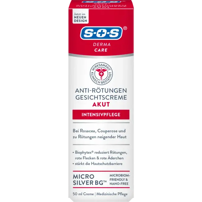 SOS Gezichtscrème Anti-roodheid Acuut 50 ml