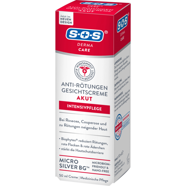 SOS Gezichtscrème Anti-roodheid Acuut 50 ml