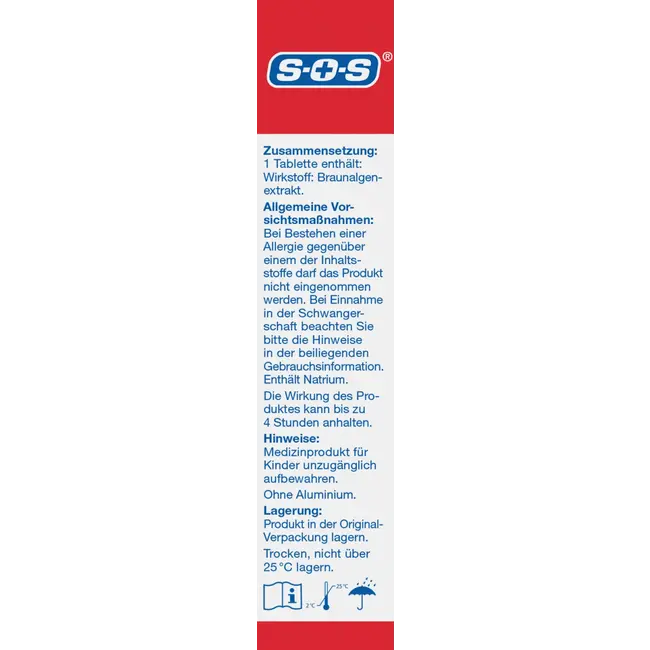 SOS Brandend Maagzuur Blocker DUAL KAUWTABLETTEN 20 St