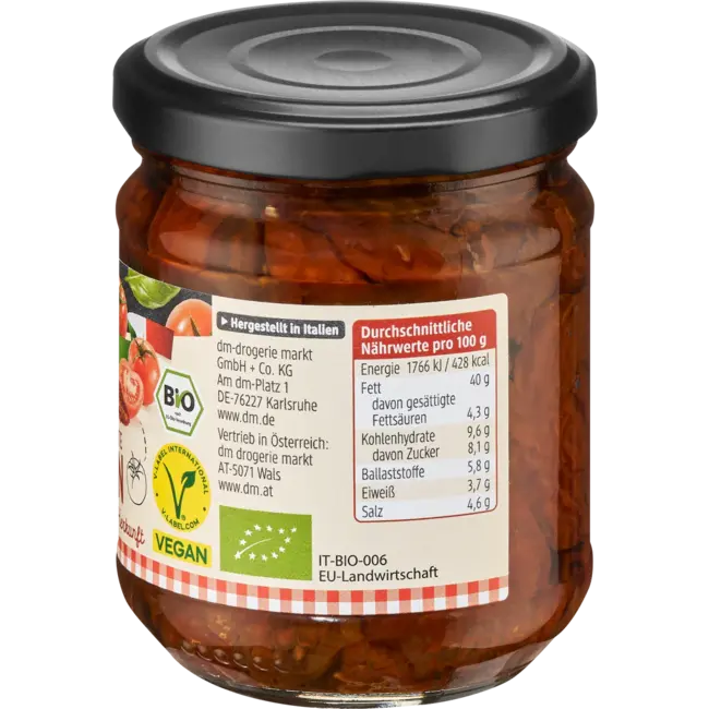 dmBio Zongedroogde Tomaten 180g