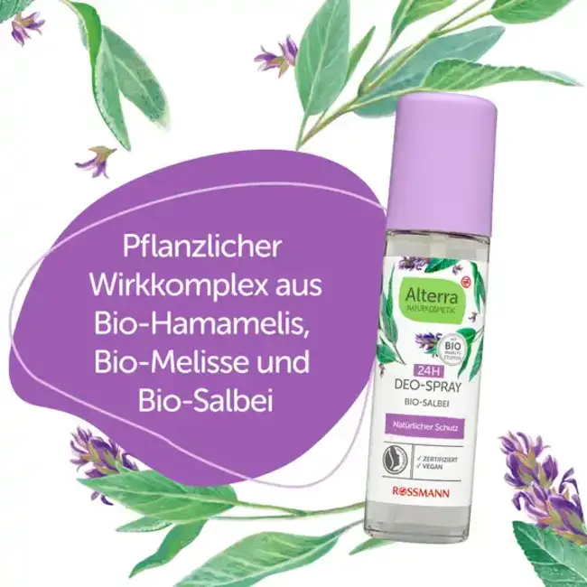 Alterra NATURKOSMETIK Deospray Salie 75mL