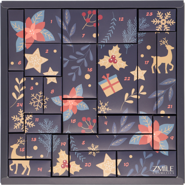 Zmile Cosmetics Beauty adventskalender puzzel “X-Mas Elements” 2024