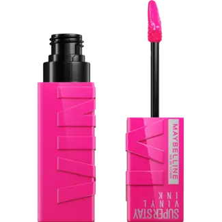 Maybelline New York Maybelline New York Lippenstift Super Stay Vinyl Inkt Roze 150 Mashup Breien