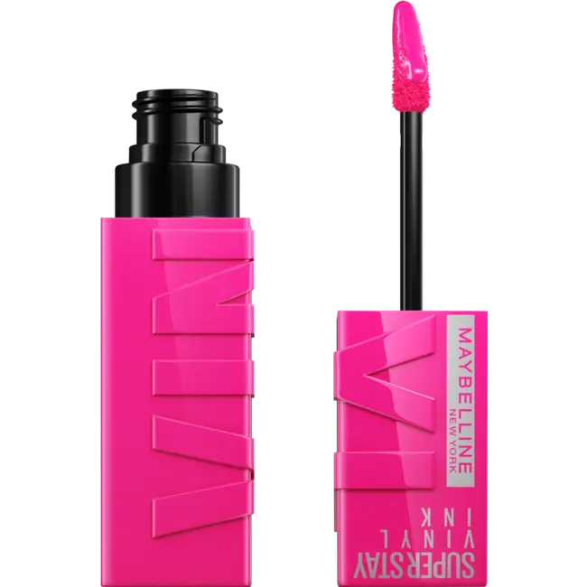 Maybelline New York Lippenstift Super Stay Vinyl Inkt Roze 150 Mashup Breien 4.2 ml