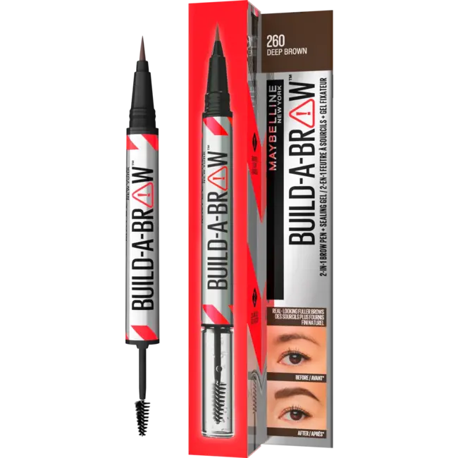 Maybelline New York Wenkbrauwpotlood Build-a-brow 260 Diepbruin 1 St