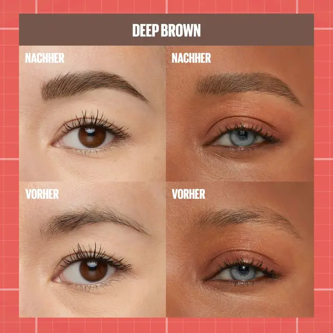 Maybelline New York Wenkbrauwpotlood Build-a-brow 260 Diepbruin 1 St