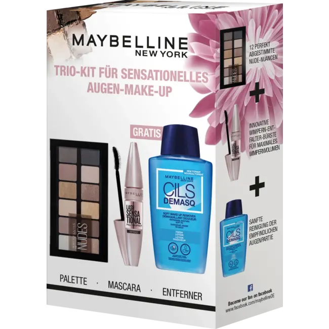 Maybelline New York Cadeauset Oogmake-up 3-delig 1 St