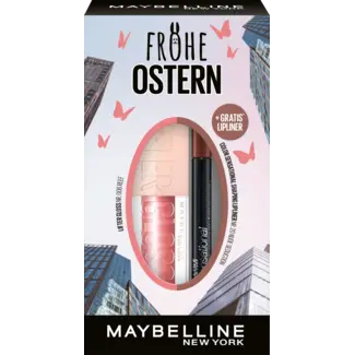 Maybelline New York Maybelline New York Lippen Make-upset Lipgloss Lifter Gloss 006 + gratis Lipliner Color Sensational 20