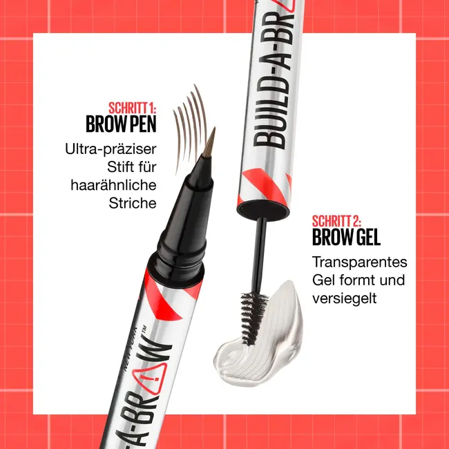 Maybelline New York Wenkbrauwpotlood Build-A-Brow 262 Zwartbruin 1 St