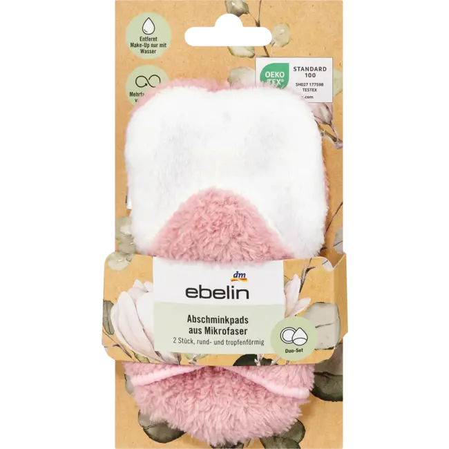 ebelin Microvezel Make-up Pads 2 St