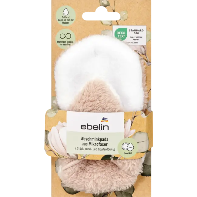 ebelin Microvezel Make-up Pads 2 St