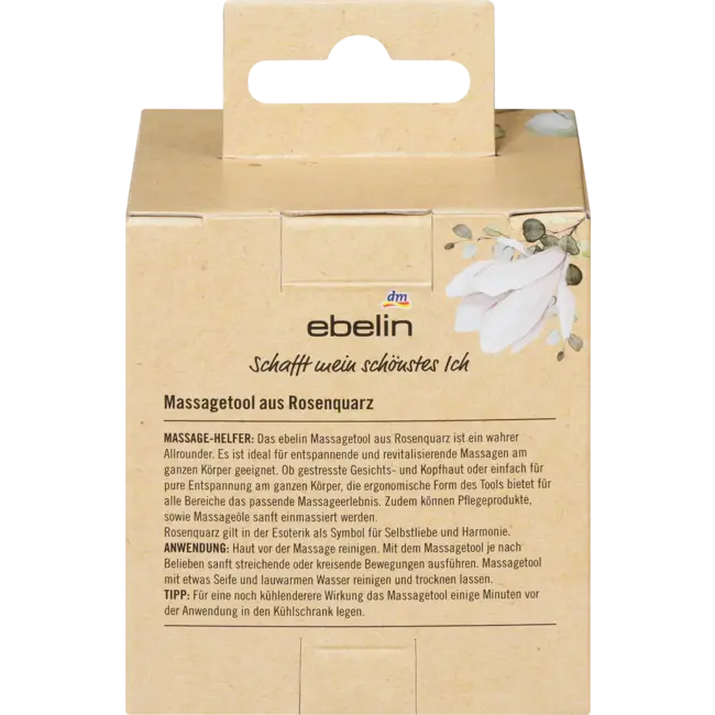ebelin Massagetool Met Rozenkwarts 1 St