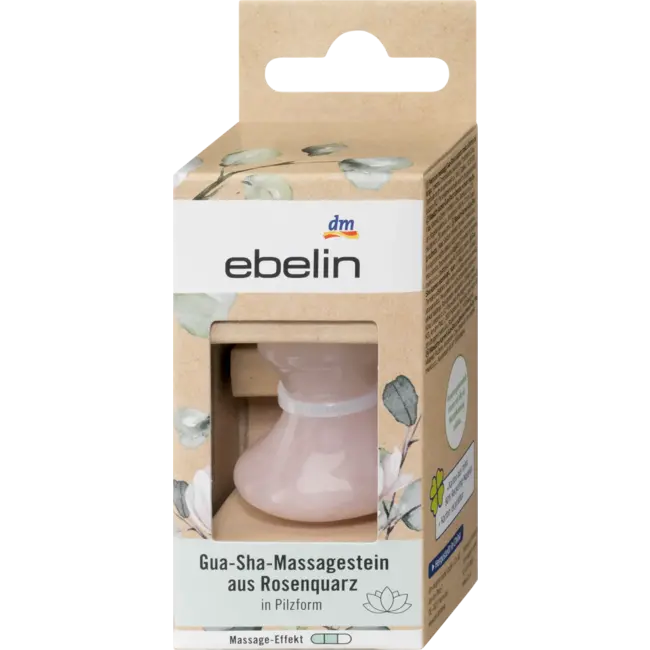 ebelin Gua-sha-massagestein Rosenquarz 1 St