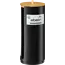 ebelin Wattenschijfdispenser Met Bamboe Deksel 1 St