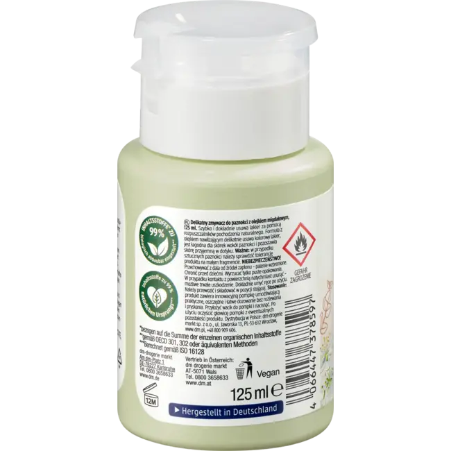 ebelin Nagellakverwijderaar Zacht 125 ml