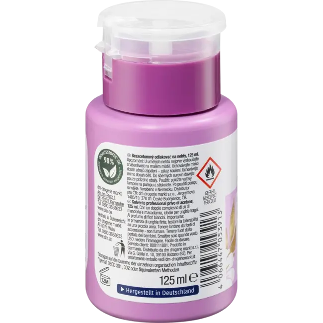 ebelin Nagellakremover Professional Acetonvrij 125 ml