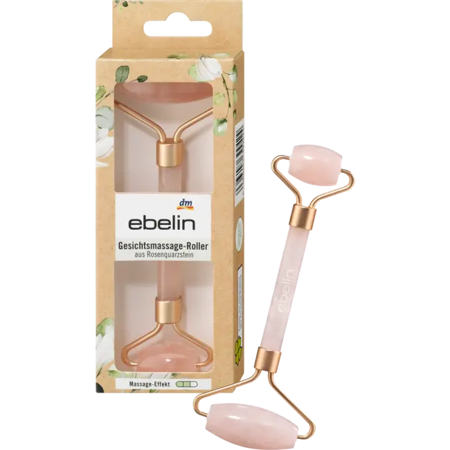 ebelin Rozenkwarts Gezichtsmassage Roller 1 St