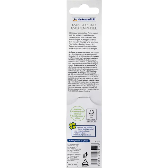 ebelin Make-up En Maskerborstel Pastel 1 St