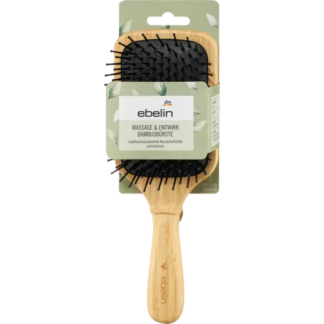 ebelin Massage & Ontwarren Bamboe Borstel 1 St