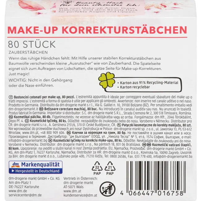 ebelin Make-up Correctiestaafjes 80 St