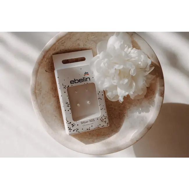 ebelin Oorstekerset 925 Zilver 4 St