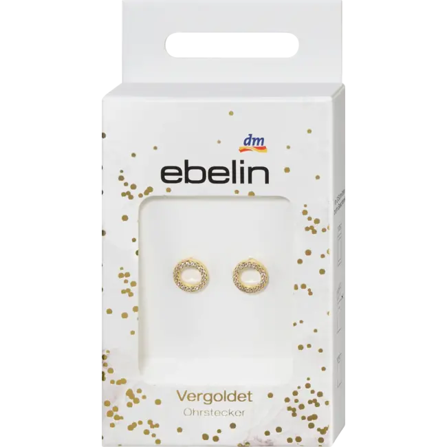 ebelin Oorstekers Vergulde Mode-sieraden 2 St