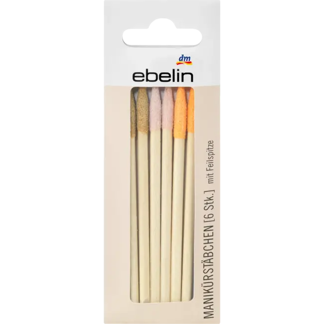 ebelin Manicurstokjes Met Vijlpunt 6 St