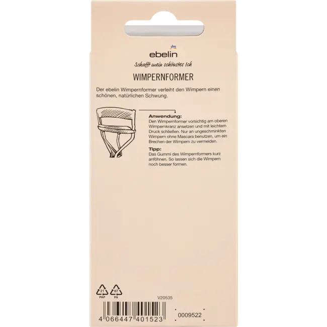 ebelin Wimpekruller Incl. 2 Vervangende Rubbers 1 St