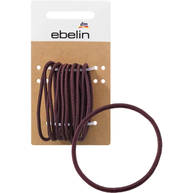 ebelin Elastiekjes Dun Bruin 12 St