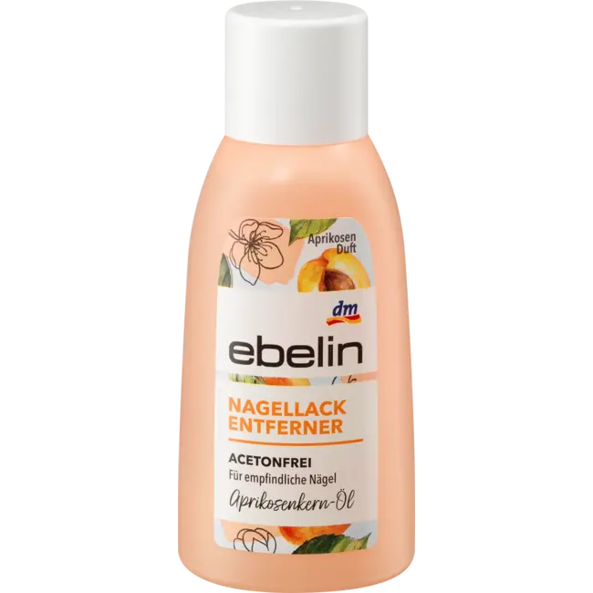 ebelin Nagellakremover acetonvrije abrikozengeur 125 ml