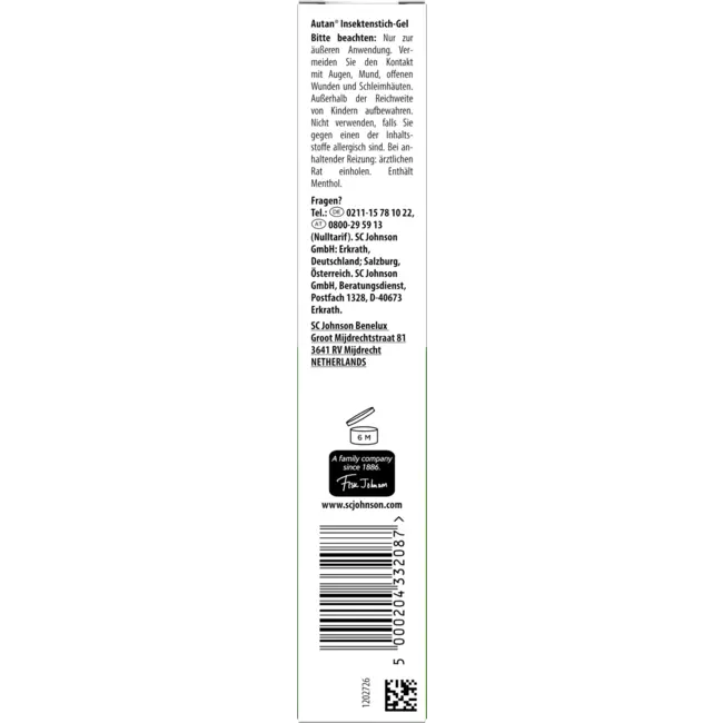 Autan Onmiddellijke Hulp Met Natuurlijke Ingrediënten 20 ml