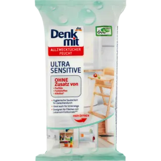 Denkmit Denkmit Vochtige Multifunctionele Doekjes Ultra Sensitief