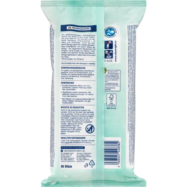 Denkmit Vochtige Multifunctionele Doekjes Ultra Sensitief 50 St