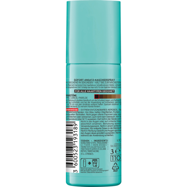 L'ORÉAL PARiS MAGIC RETOUCH Aanzetspray Zwart 75 ml