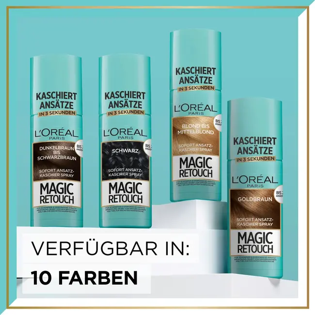 L'ORÉAL PARiS MAGIC RETOUCH Aanzetspray Bruin Tot Middenbruin 75 ml