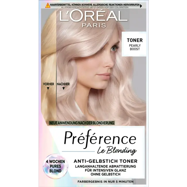 L'ORÉAL PARiS PRÉFÉRENCE Haartoner 02 Pearly Boost 1 St